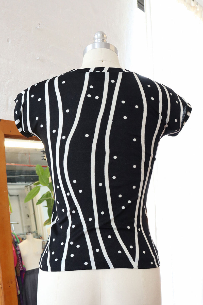 Cathy Geo Scoop Tee XS/S
