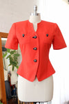 Chic Coral Hourglass Jacket S/M