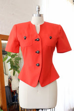 Chic Coral Hourglass Jacket S/M