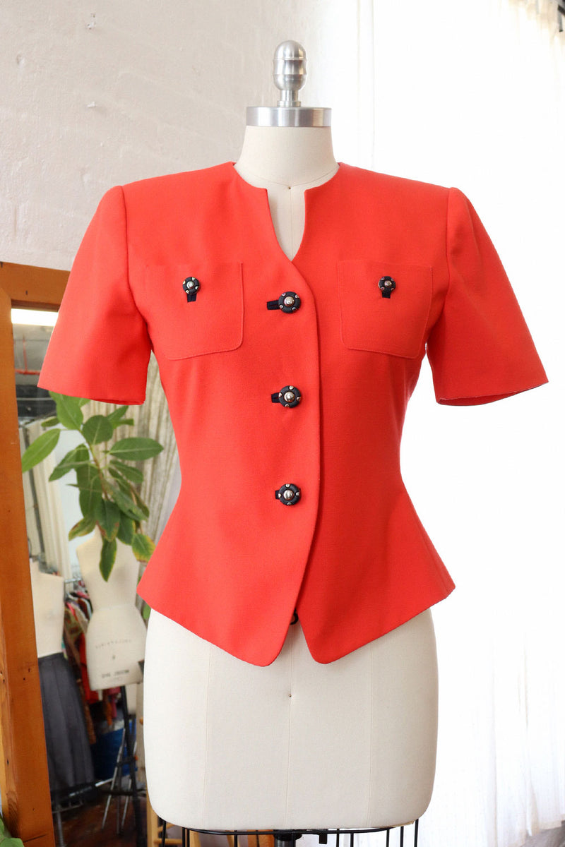 Chic Coral Hourglass Jacket S/M