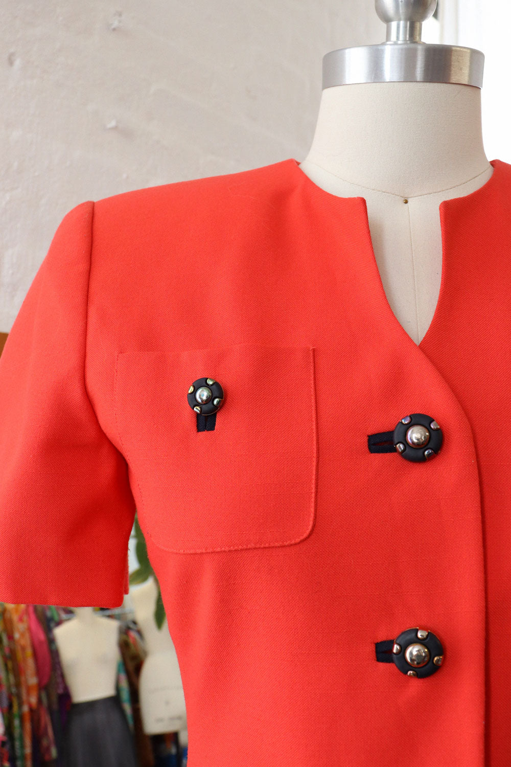 Chic Coral Hourglass Jacket S/M
