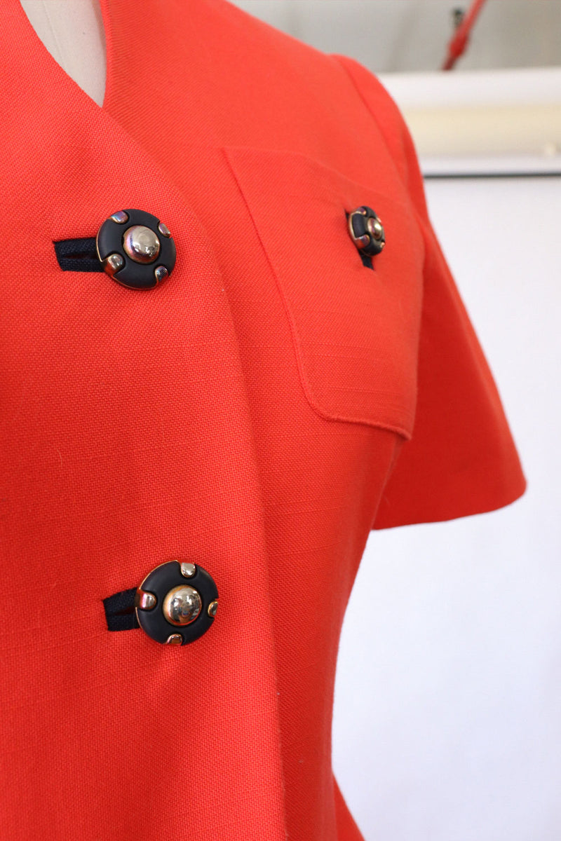 Chic Coral Hourglass Jacket S/M