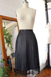 Black Chiffon Layer Skirt S