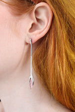 Budding Tulip Dangle Earrings