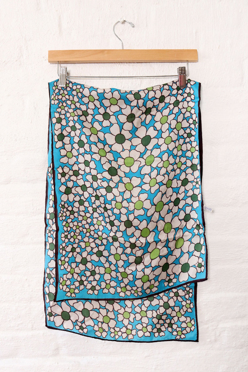 Japanese Floral Long Scarf