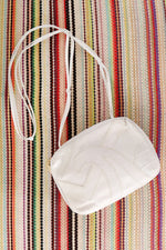 Bone White Leather Sharif Bag