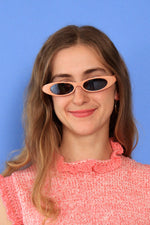 90s Iridescent Pink Sunglasses