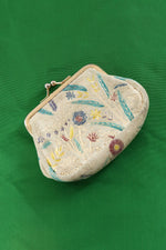 Tiny Painted Leather Pouch