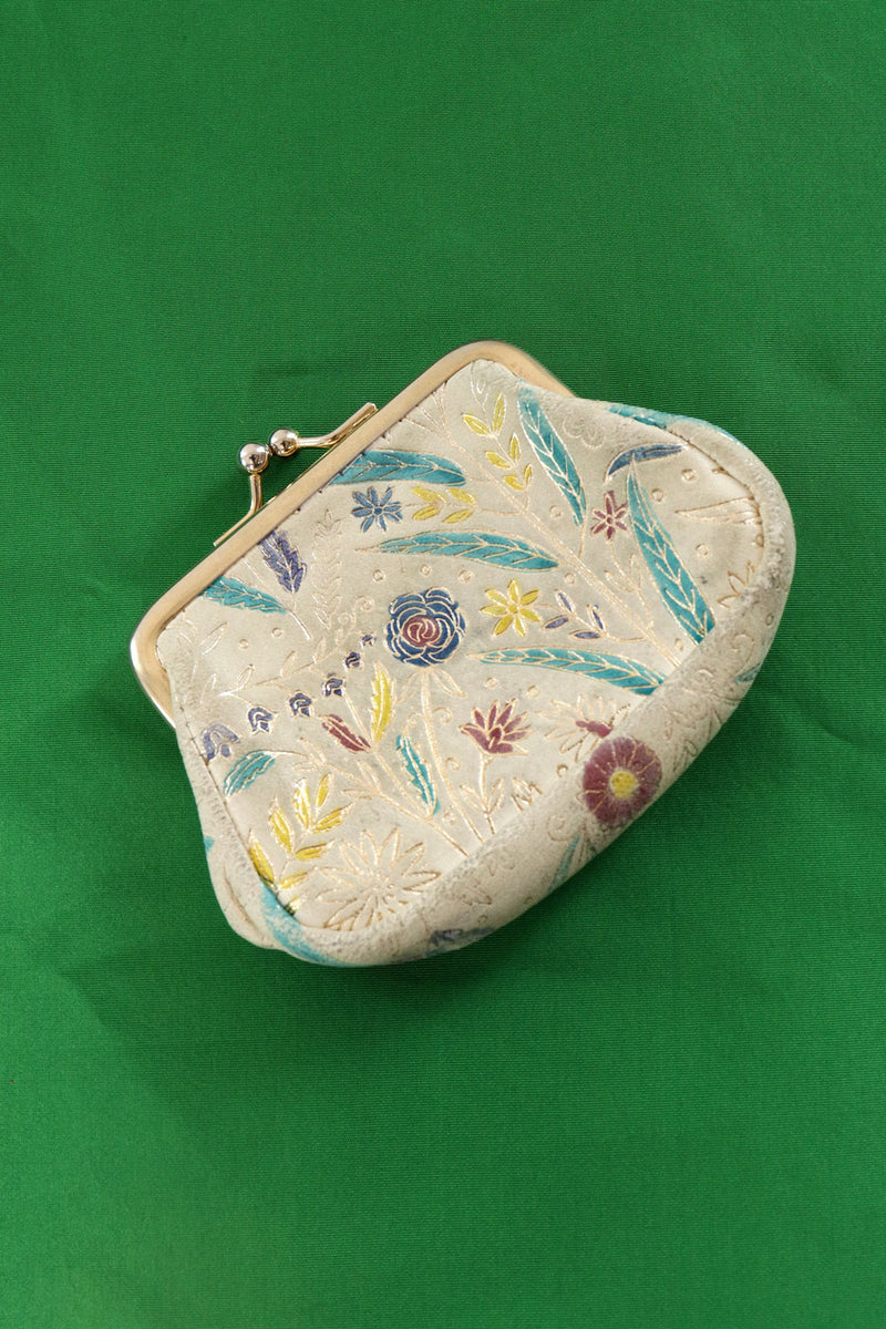 Tiny Painted Leather Pouch