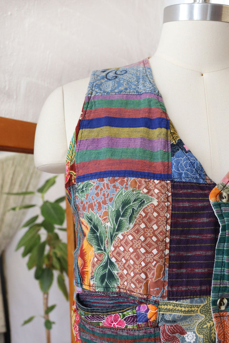 Patchwork Lotus Vest XS/S