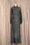 Black Stardust Maxi Dress M/L