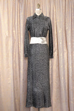 Black Stardust Maxi Dress M/L