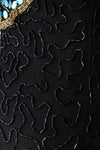 Shimmering Sequined Silk Dress M