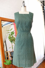 Green Medallion Cotton Dress XS/S