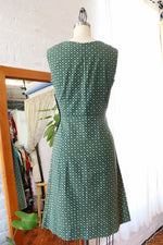Green Medallion Cotton Dress XS/S