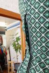 Green Medallion Cotton Dress XS/S