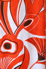 Scarlet Graphic Floral Maxi S