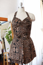 Earthy Batik Romper M