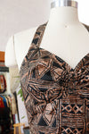 Earthy Batik Romper M