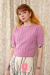 Lilac Modernist Rib Knit S/M