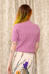 Lilac Modernist Rib Knit S/M