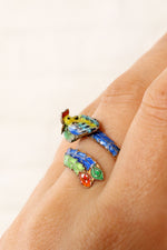 Enameled Chicken Wrap Ring