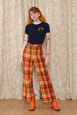 Multicolor Madras Flares S