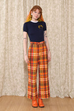 Multicolor Madras Flares S