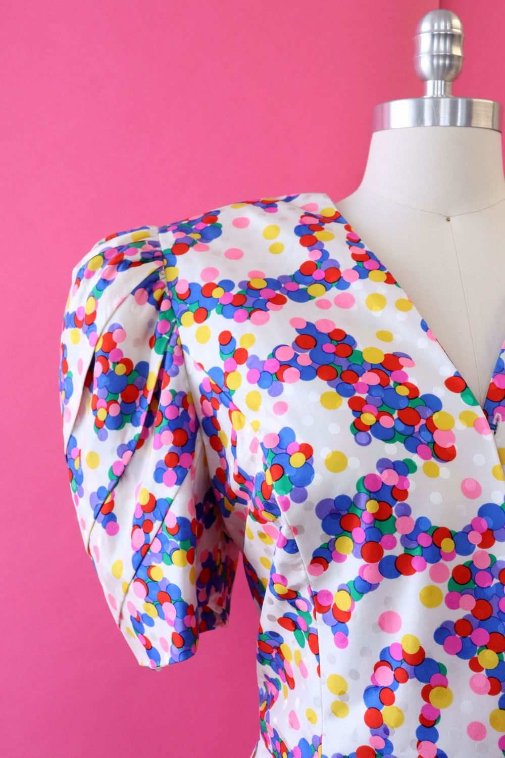Raul Blanco Confetti Silk Top L