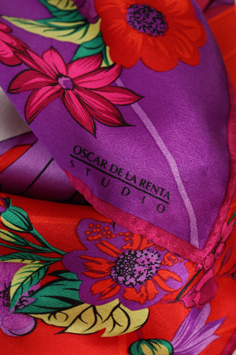 Oscar de la Renta Dancing Ladies Silk Scarf