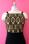 Niteline Deco Beaded Bodice Dress S/M