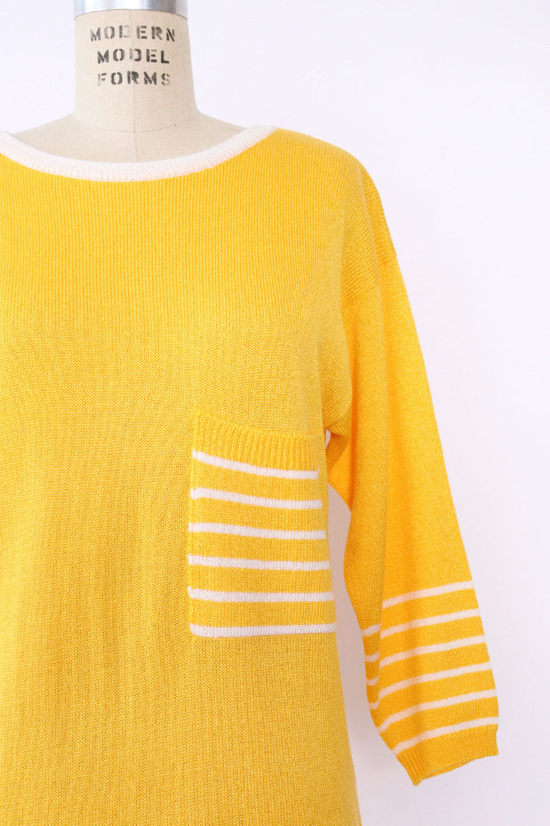 Sporty Sunshine Sweater Dress S/M