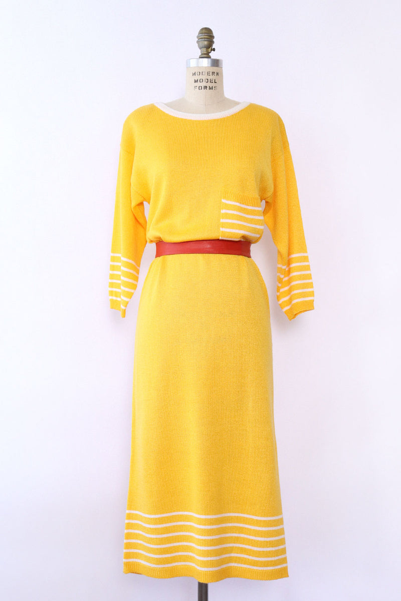 Sporty Sunshine Sweater Dress S/M