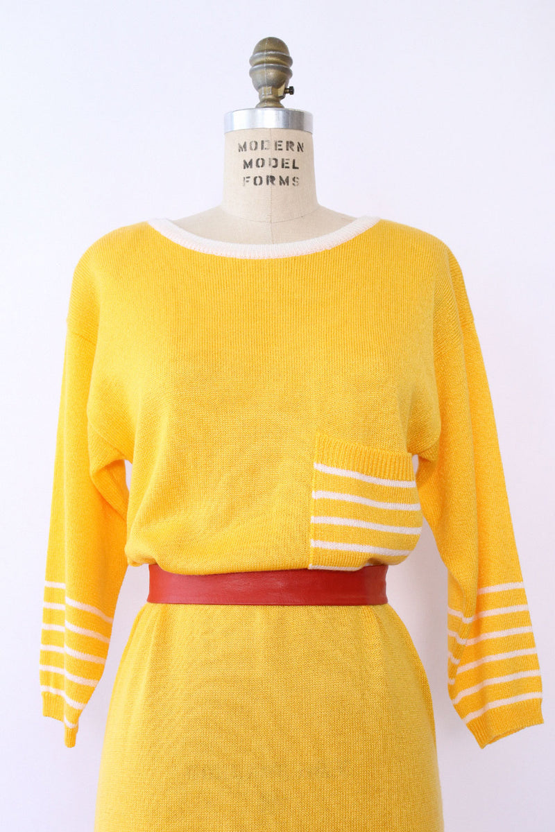 Sporty Sunshine Sweater Dress S/M