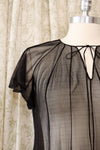 Sheer Silk Goth Gown XS-M