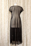 Sheer Silk Goth Gown XS-M