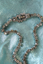Crystal Blue Drop Necklace