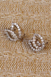 Sparkly Leaf Earrings