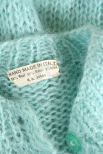 Robin's Egg Mohair Cardigan S-L