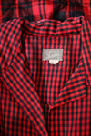 Mixed Plaid Quilted Hostess Dress XS