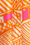 1960s Ogust Vibrant Dress/Duster S/M