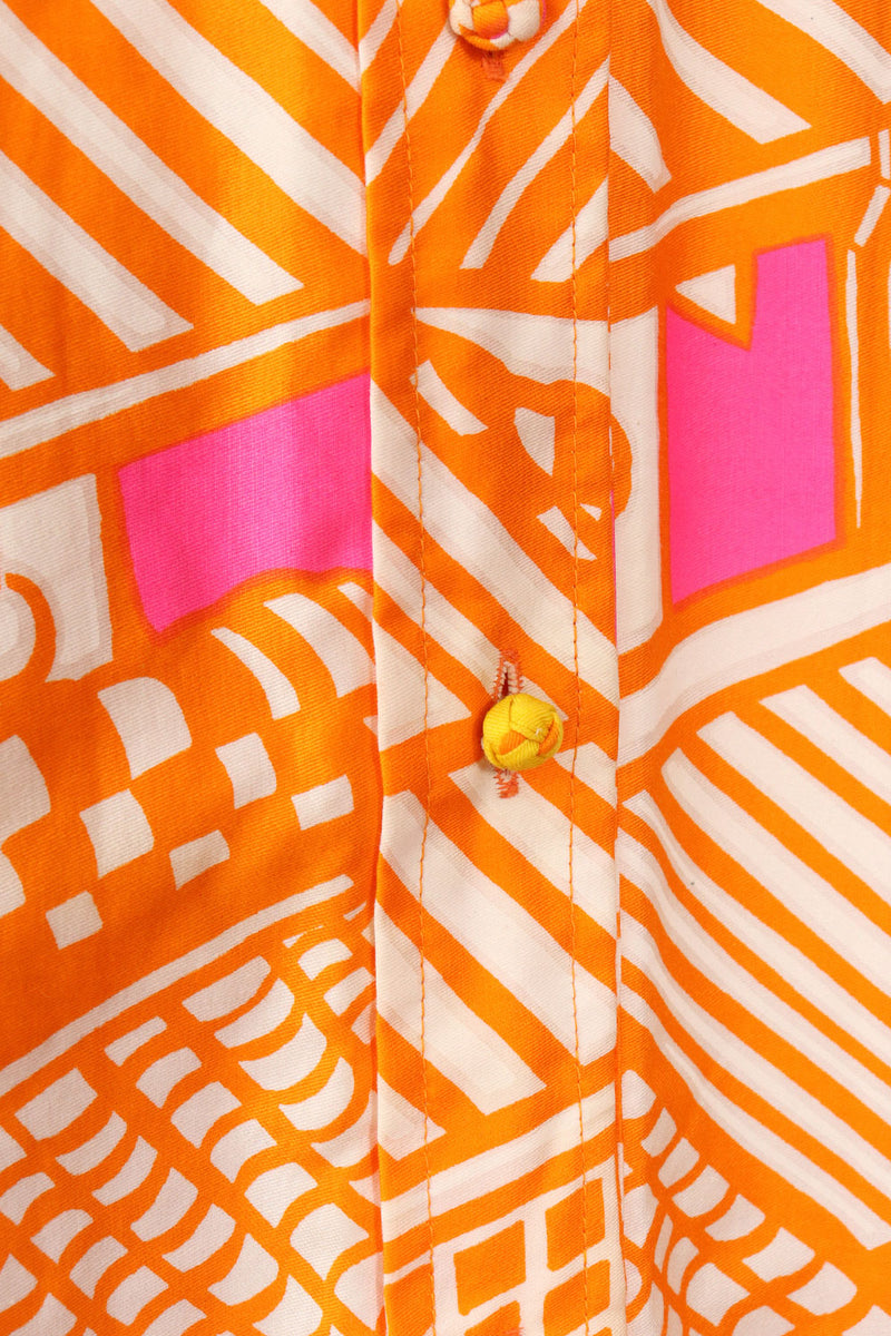 1960s Ogust Vibrant Dress/Duster S/M