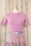 Lilac Modernist Rib Knit S/M