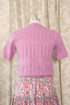 Lilac Modernist Rib Knit S/M