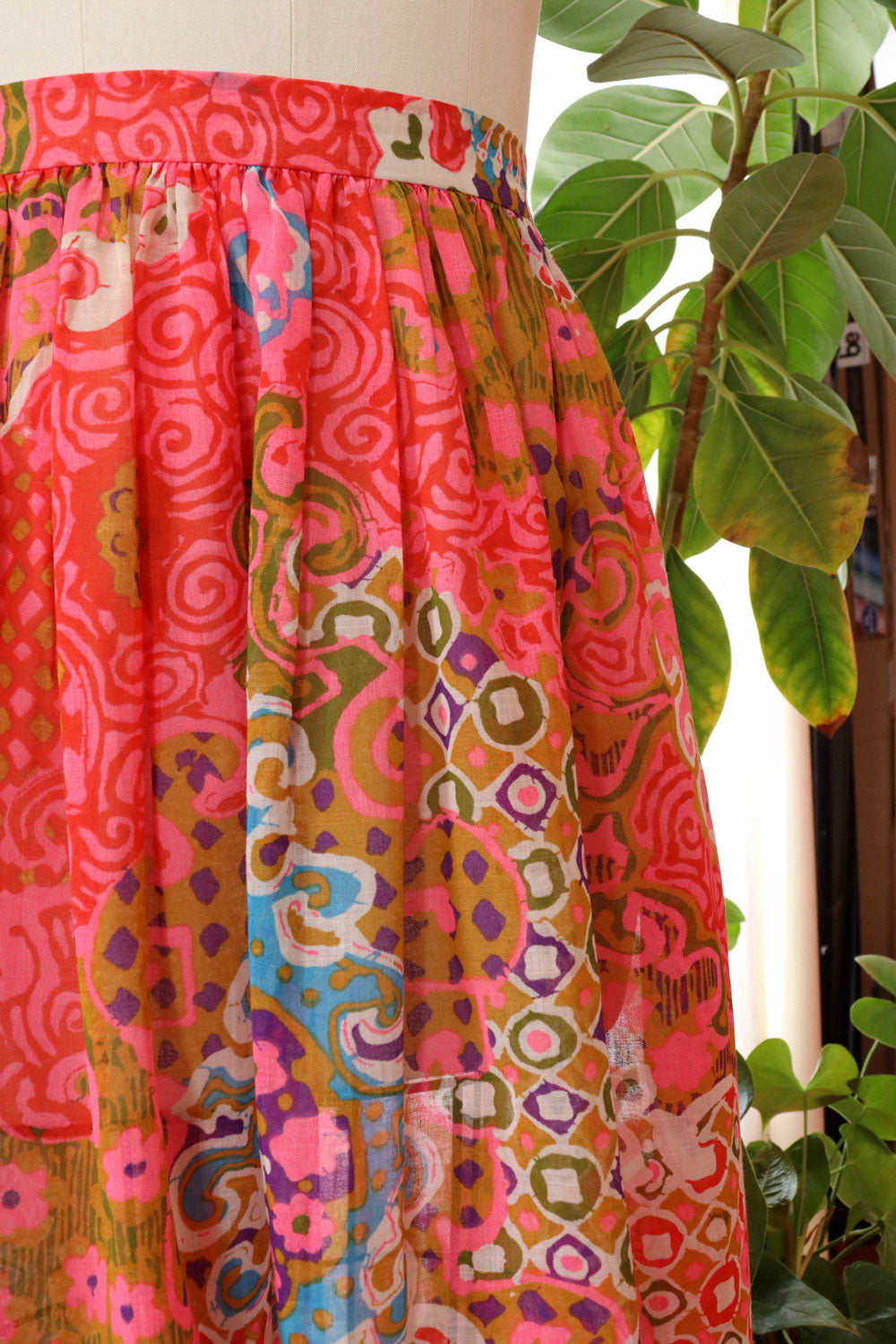 Psychedelic Klimt-esque Skirt M