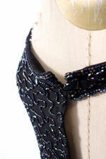 LAYAWAY Carnival Bead Cutout Asymmetrical Gown M-M/L