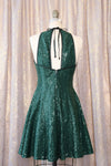 Emerald Disco Ball Mini Dress S/M