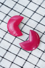 Vivid Pacman Post Earrings
