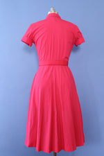Hot Pink Cotton Shirtdress XS/S
