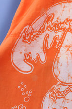 Tangerine Koi Cotton Dress M/L